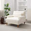 Chaise de grande taille avec pieds à colonnes romaines rétro, support de dossier ergonomique et style lombaire élégant pour les espaces de vie