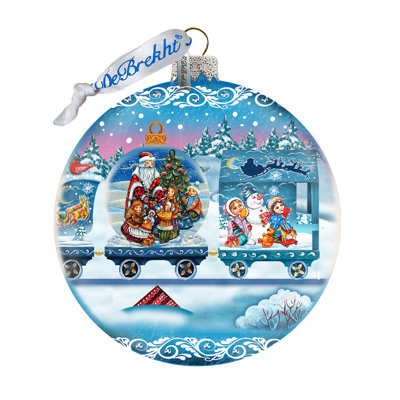Holiday Splendor 5.5 in. Handmade Glass