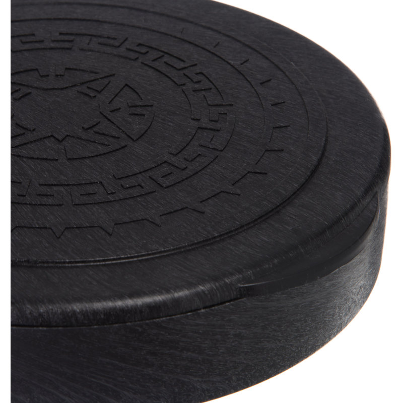 Couvercle en plastique 12 pièces Carlisle Food Service Products 7 po, Noir