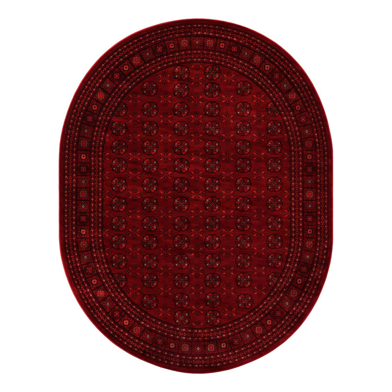 Tapis rouge Amro, Ovale 7 pi 10 po x 10 pi