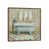 Toile avec cadre en bois brun classique
