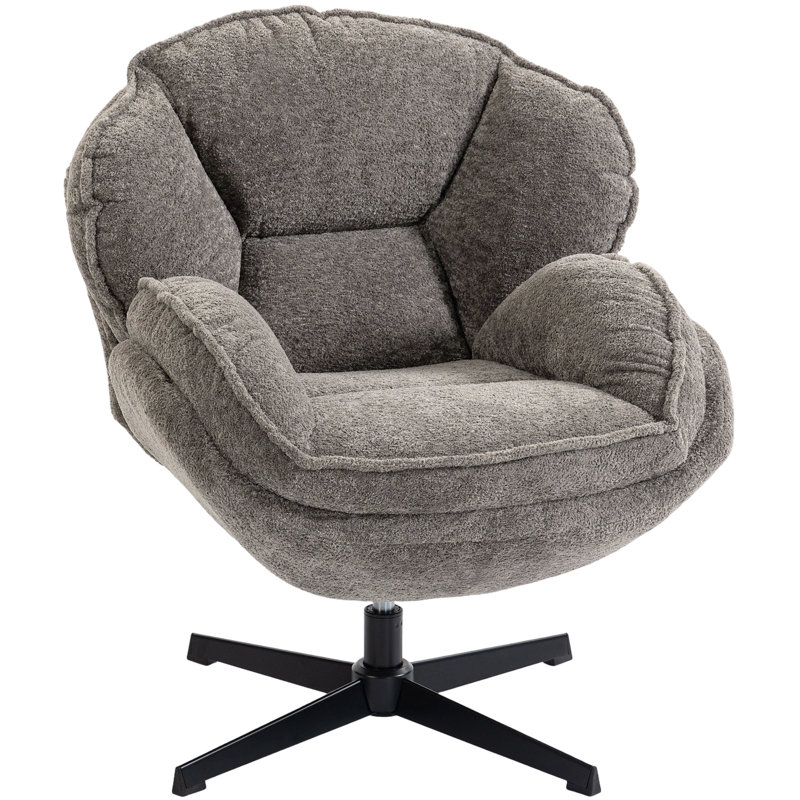 Upholstered Armchair, Grey