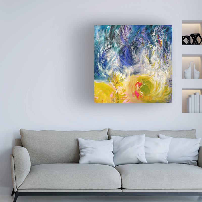 Œuvre sur toile, Bachelor, Dorothy Fagan, H 18 po x l 18 po