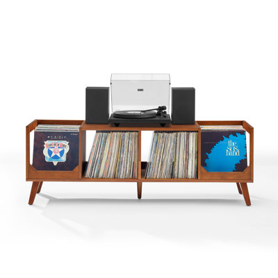 Asheville Low Record Storage Console by George Oliver