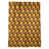 Foucault rouge / blanc / jaune