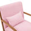 Fauteuil rembourré en velours côtelé Corduroy avec tissu durable et coussin de dossier inclus pour une assise confortable-1836316706-1836316734