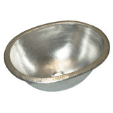 Cameo Copper Oval Undermount Bathroom Sink