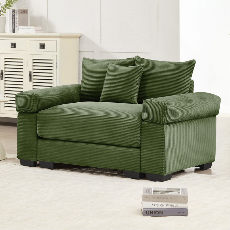 Canapé modulaire surdimensionné 54,3 po Cloud, Vert