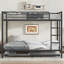 Lit en métal avec lit gigogne simple-702169558