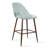 26" Upholstered Counter Height Bar Stools Set Of 4 With Metal Legs-1077711109