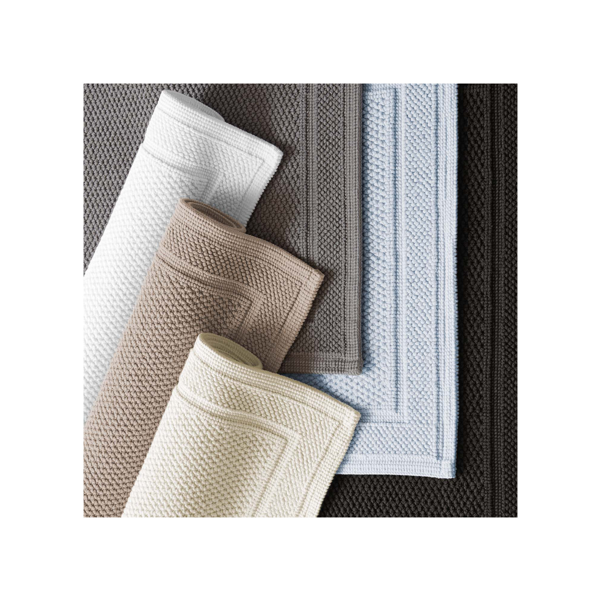 Tanglewood Cotton Non-Slip Bath Rug, Chalk