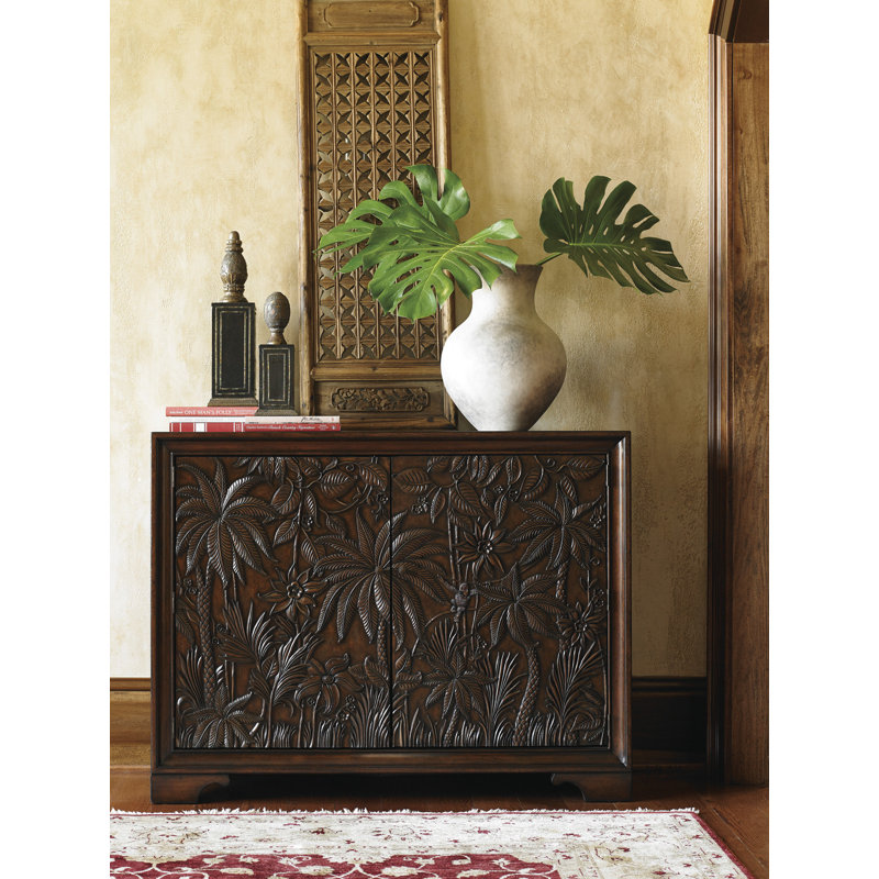 Royal Kahala Landara Balboa Carved Door Chest