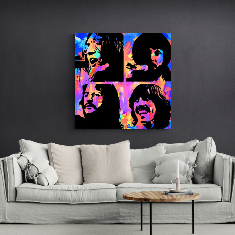 «Beatles Let It Be 2» par Stephen Chambers, impression sur toile tendue, H 30 po x l 30 po x P 1,5 po