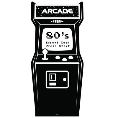 Accroche en carton arcade