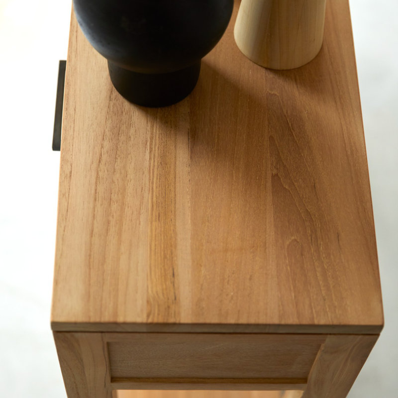 Maë 43.31'' Solid Wood Console Table