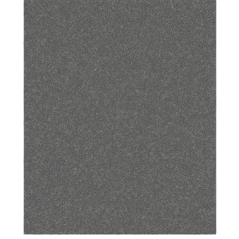 Cozy Plush Non-Slip Rubberback Soft Gray Indoor Bedroom, Living Room Area Rug, Gray, Runner 7'10' x 25'