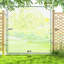 Barrière de clôture à chaînette, barrière de jardin en acier galvanisé, argent