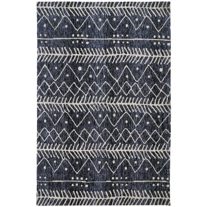 Harpster Geometric Indoor Rug, Rectangle 5' x 8'