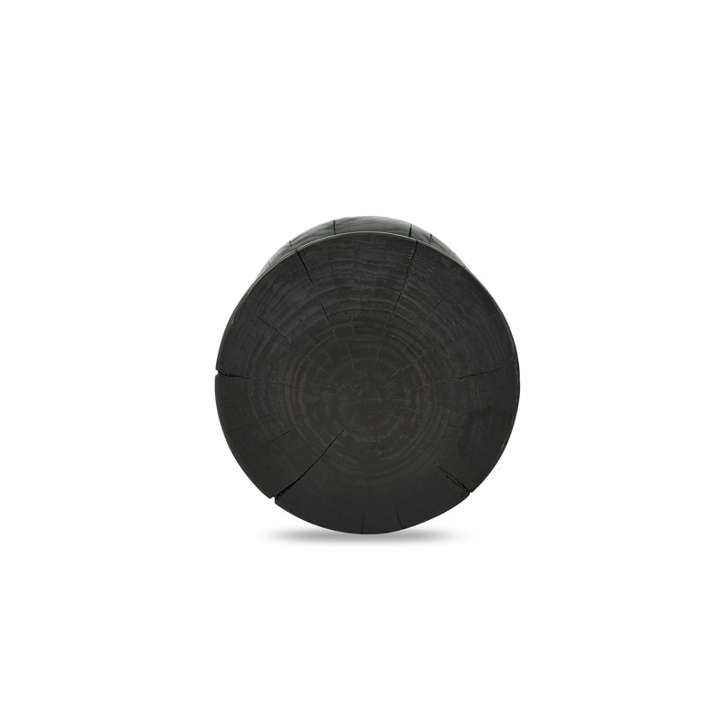 Aliza Solid Wood End Table, Black