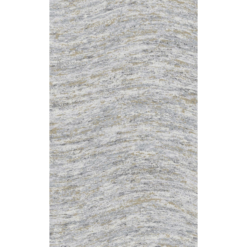 Rouleau de papier peint texturé L 33 pi x l 21 po patiné, Gris