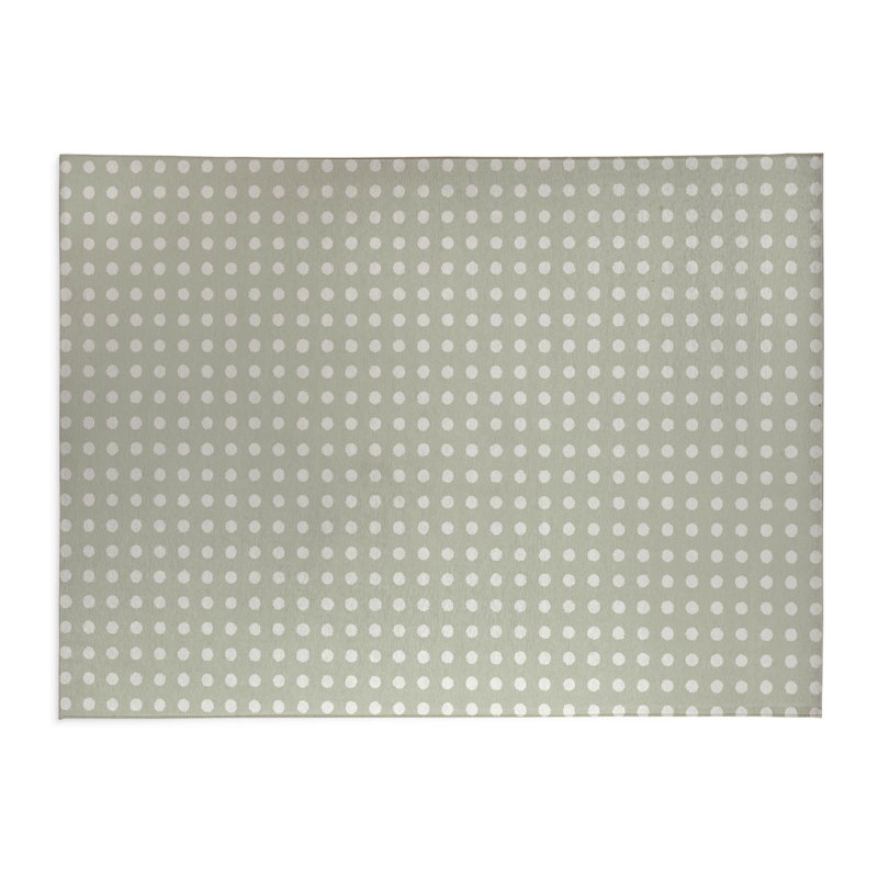 Paillasson Dot, L 36 po x L 60 po, Vert clair