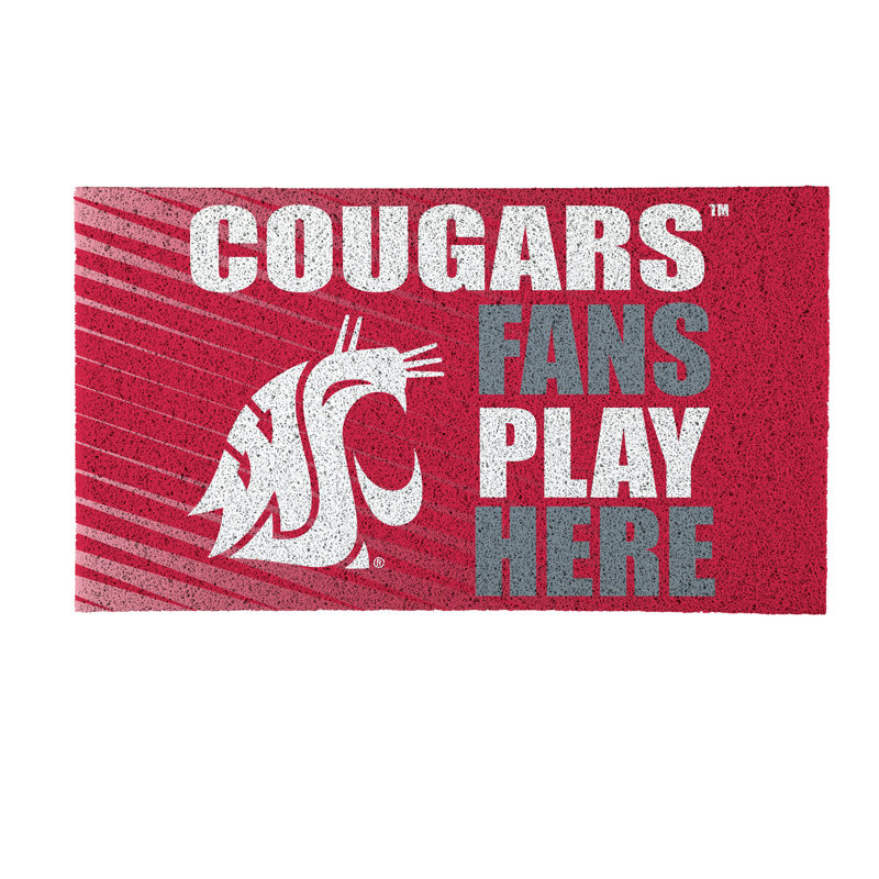 Tapis en PVC pour ventilateur Washington State University, 28 po x 16 po