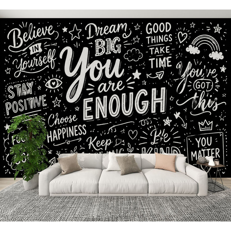 Papier peint auto-adhésif Peel and Stick Inspiration, 144" L x 100" W