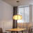Soft Pumpkin-shaped Drum Round Fabric Pendant Light-2071696941