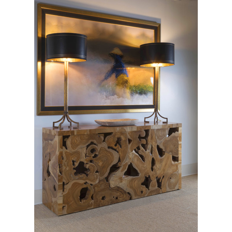 Console en teck naturel Organics