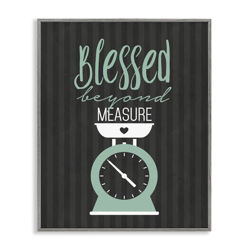 Giclée encadrée Blessed Beyond Mesure, H 20 po x l 16 po, Estampe numérique Farmhouse