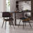 20.5"W Modern Upholstered Faux Leather Dinning Chair With Curved Wooden Backrest-1554952506