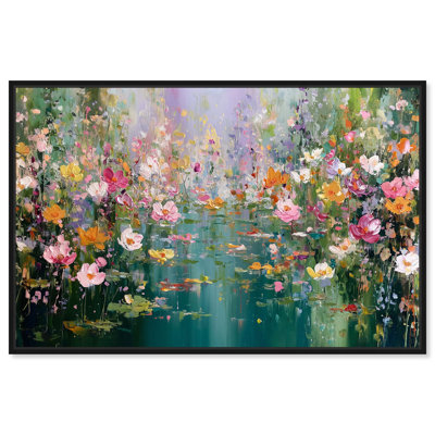 Art pittoresque sur toile, couleurs pittoresques 