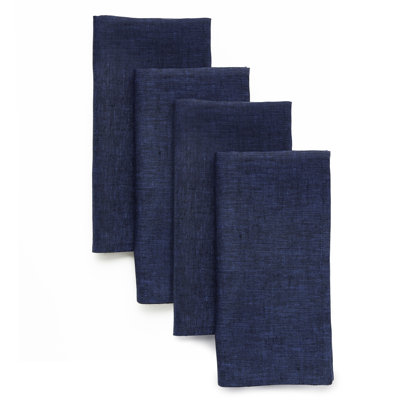 100% Pure Linen Dinner Napkins - Athena