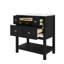 Meuble-lavabo de 30 po avec lavabo et armoire en céramique 5 tiroirs de rangement-1450821658