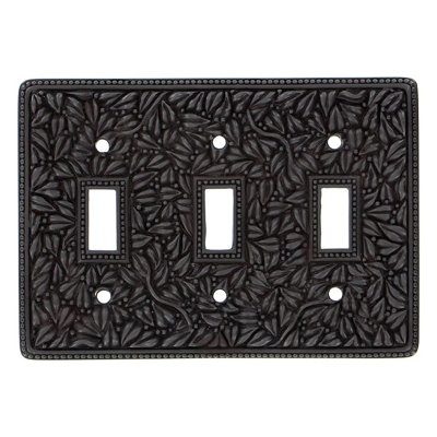 San Michele 3-Gang Toggle Light Switch Wall Plate
