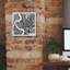 «Rome Map Black» par Laura Marshall, art mural sur toile-102878727