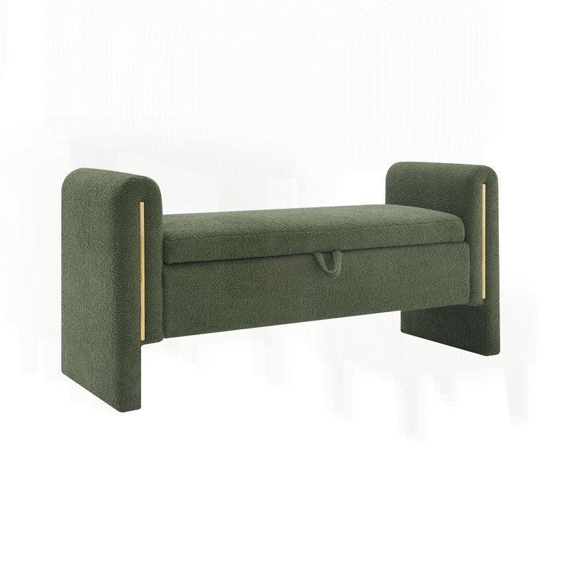 Banc de bout Modern, Vert olive