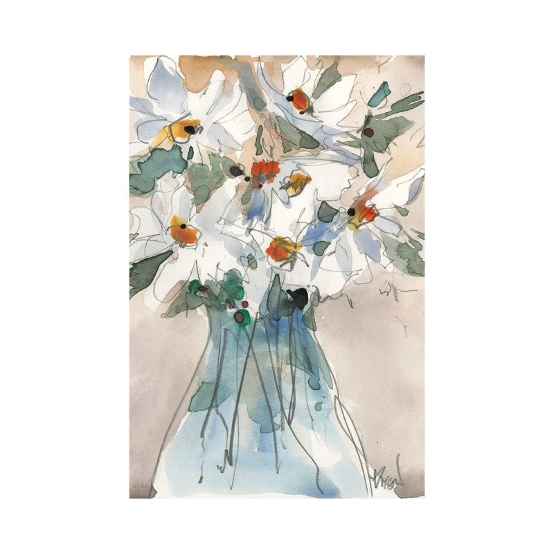 «Daisy Point of View II», reproduction d'art sur toile tendue, Toile tendue, Ne s’applique pas, H 26 po x l 18 po