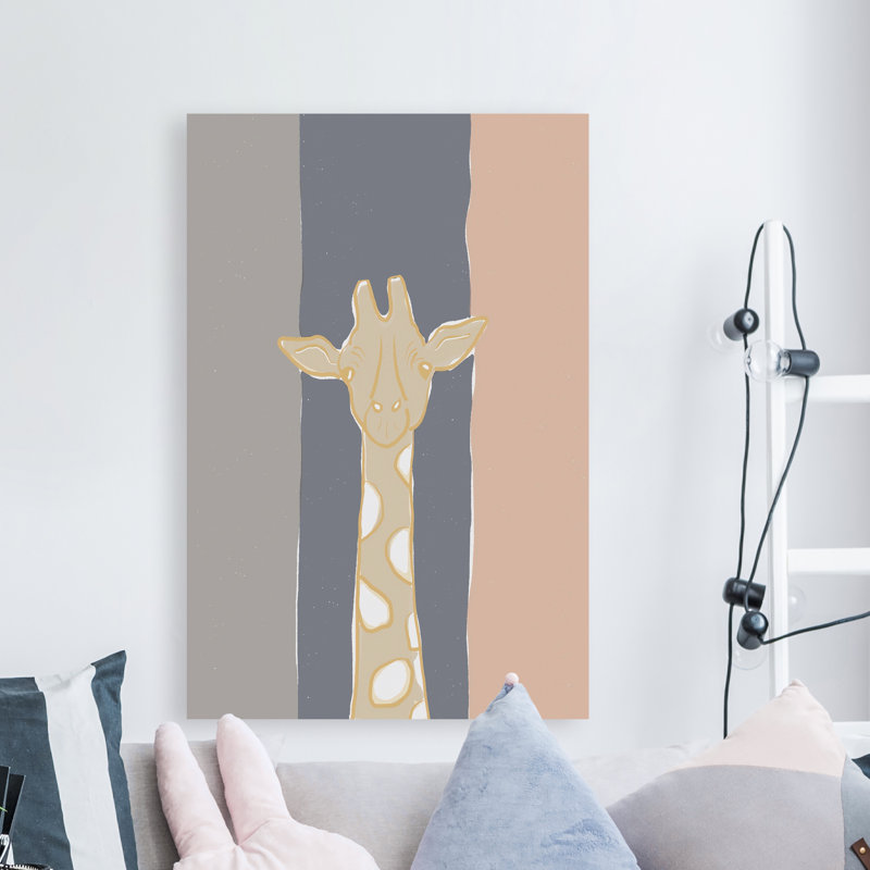 Peay «Pastel Zoo II», reproduction sur toile tendue, H 24 po x l 16 po x P 1,5 po