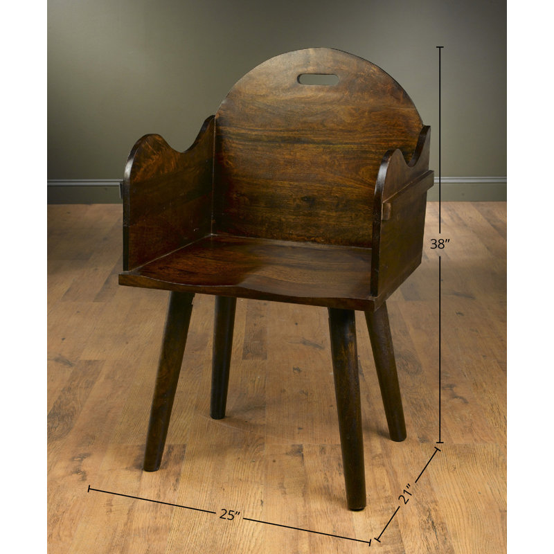 Fauteuil Myron, Teinté pacane