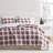 Martha Stewart Yuletide Spruce Plaid Cotton Flannel Red Comforter Set-115991081