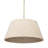 Ce luminaire suspendu à 1 lumière est doté d'un abat-jour cylindrique tressé en corde de coton avec une chaîne et un pavillon au fini doré.