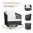 Swivel Patio Chair Set with Cushions and End Table-244533296-263453706