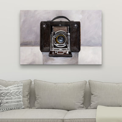 Old Camera Vintage Miscellaneous Canvas for Home Decor