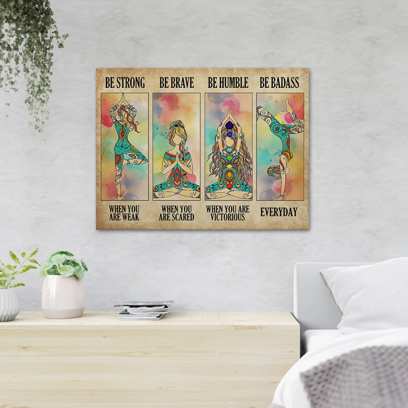 «Value N'applique pas», impression sur toile tendue, H 24 po x l 36 po x P 2 po
