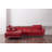 Upholstered L-Shaped Sectional Left Hand Facing-61959178