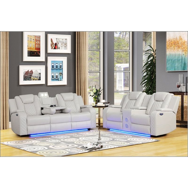 DEL et fauteuil inclinable électrique, Beige