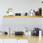Beige Floating Shelves for Wall,Set of 4