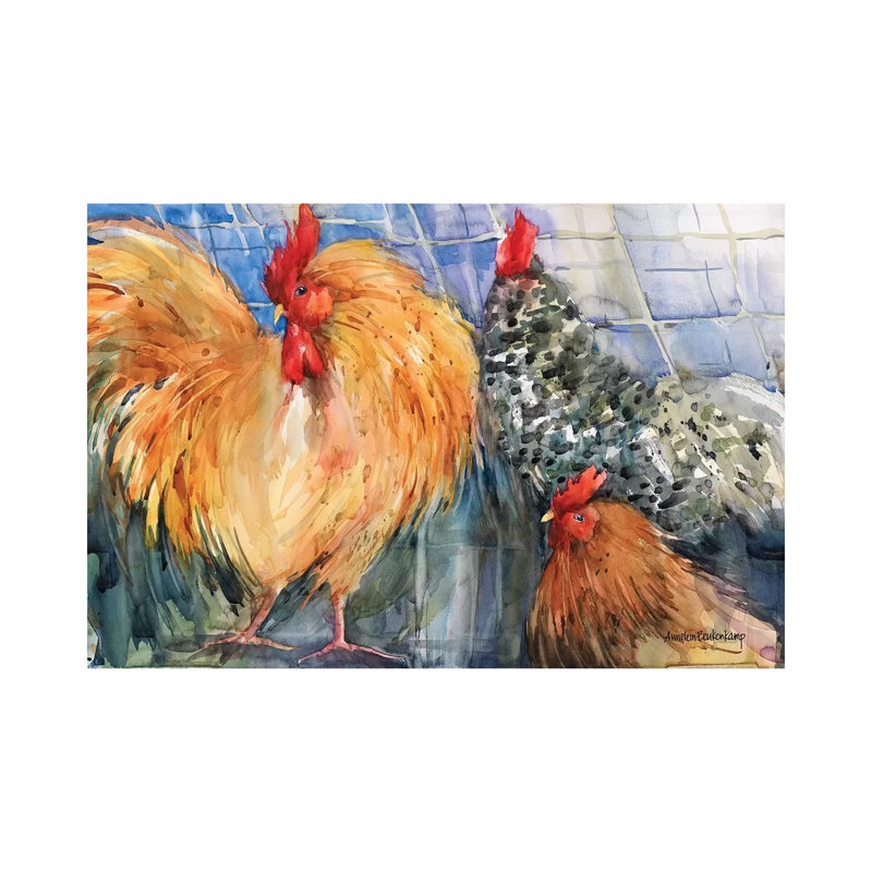 Three Crowns by Annelein Beukenkamp - Wrapped Canvas Painting, 20.32 cm H x 30.48 cm W