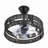 18.5" Rattan Caged Ceiling Fan With Light Kit And Remote Control-1279727883